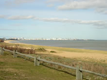 vista de la playa el chileno desde la rambla