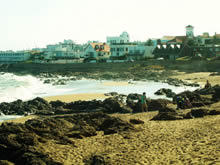 rocas en la playa de los ingleses