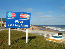 cartel de la playa de los ingleses