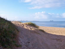 dunas de la playa mansa