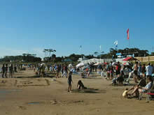 playa solanas en temporada alta