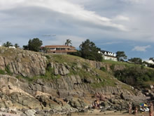 paisaje de la playa solanas