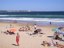 temporada alta y mucha concurrencia en la playa tio tom